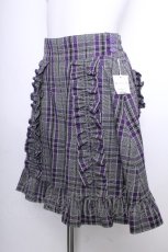 画像3: MILK / Check Checkキュロット  グレーｘパープル S-26-09-29-058-ML-PA-HR-ZS (3)