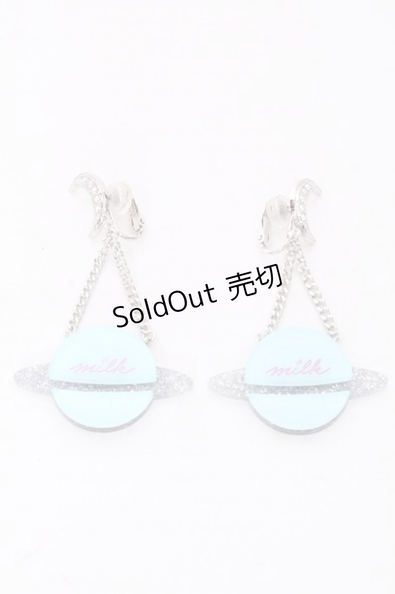 画像1: MILK / モチーフイヤリング  サックス S-26-09-29-002-ML-AC-AS-ZS (1)