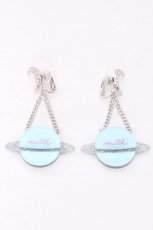 画像1: MILK / モチーフイヤリング  サックス S-26-09-29-002-ML-AC-AS-ZS (1)