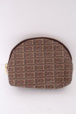画像1: Q-pot. /  Chocolate Cosmetic Pouch  ブラウン S-26-09-29-013-QP-AC-HR-ZS (1)
