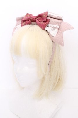 Preview of Waffle Cottonカチューシャ  ピンク