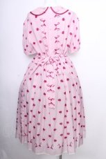 画像2: Jane Marple /Pas de bourreeドレス  ピンク S-26-09-29-032-JM-OP-AS-ZS (2)