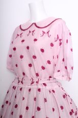 画像3: Jane Marple /Pas de bourreeドレス  ピンク S-26-09-29-032-JM-OP-AS-ZS (3)