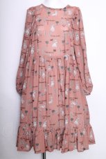 画像1: Jane Marple / The nursery Aliceギャザードレス  ブラウン S-26-09-29-033-JM-OP-AS-ZS (1)