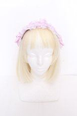 画像1: Pina sweetcollection / ギャザーフリルカチューシャ  ラベンダー S-26-10-01-004-LO-AC-AS-ZS (1)
