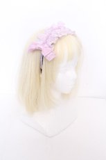 画像2: Pina sweetcollection / ギャザーフリルカチューシャ  ラベンダー S-26-10-01-004-LO-AC-AS-ZS (2)