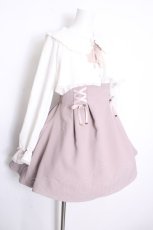 画像2: Rojita / フリル襟長袖ワンピース  ピンクｘ白 S-26-10-01-033-LO-OP-AS-ZS (2)