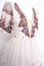画像5: axes femme / 薔薇ｘドットプリントワンピース  キナリ S-26-10-01-034-AX-OP-HR-ZS (5)