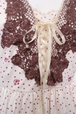 画像6: axes femme / 薔薇ｘドットプリントワンピース  キナリ S-26-10-01-034-AX-OP-HR-ZS (6)