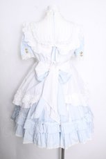 画像3: BABY,THE STARS SHINE BRIGHT / 絵本の中のTrump ALICEワンピース  サックスｘ白 S-26-10-01-040-BA-OP-AS-ZS (3)