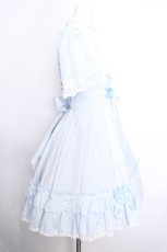 画像7: BABY,THE STARS SHINE BRIGHT / 絵本の中のTrump ALICEワンピース  サックスｘ白 S-26-10-01-040-BA-OP-AS-ZS (7)