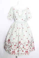 画像1: axes femme kawaii / ベリーフィールズワンピース  グリーン S-26-10-01-042-AX-BL-HR-ZS (1)