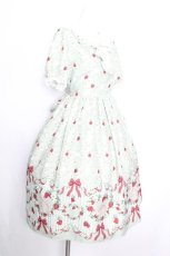 画像2: axes femme kawaii / ベリーフィールズワンピース  グリーン S-26-10-01-042-AX-BL-HR-ZS (2)