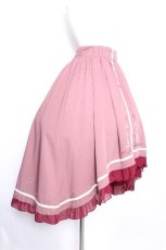 画像2: axes femme / 薔薇刺繍フィッシュテールスカート  ピンク S-26-10-01-047-AX-SK-HR-ZS (2)