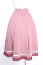画像3: axes femme / 薔薇刺繍フィッシュテールスカート  ピンク S-26-10-01-047-AX-SK-HR-ZS (3)