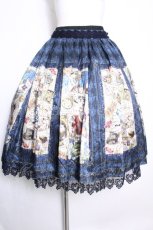 画像1: axes femme kawaii / ヘイメルアリスフレームスカート  ブルー S-26-10-01-051-AX-SK-HR-ZS (1)