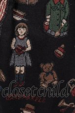 画像3: Jane Marple / ペーパードール柄ゴブランスカート  黒 S-26-10-01-056-JM-OP-AS-ZS (3)