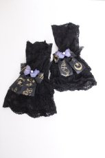 画像1: Royal Princess Alice / Fairy Butterflyレースグローブ  黒 S-26-10-01-008-LO-ZA-AS-ZS (1)