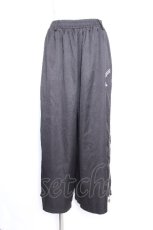 画像1: NieR Clothing / サイドZIPワイドパンツ  黒 S-26-10-01-057-PU-PA-HR-ZS (1)