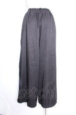 画像4: NieR Clothing / サイドZIPワイドパンツ  黒 S-26-10-01-057-PU-PA-HR-ZS (4)