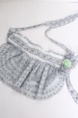 画像5: EXCENTRIQUE / レースボンネット  サックス S-26-10-01-001-EL-ZA-AS-ZS (5)