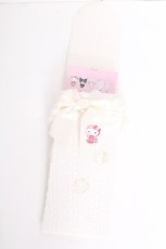 画像1: m petit by misako / AMOVKキティPLリボン  白 S-26-10-01-017-LO-ZA-AS-ZS (1)