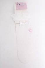 画像1: m petit by misako / AMOVKマイメロリボンレース  白 S-26-10-01-018-LO-ZA-AS-ZS (1)