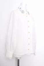 画像2: Amavel / アンティークスノードーム刺繍ブラウス  オフ S-26-10-01-020-CA-BL-HR-ZS (2)
