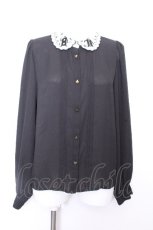 画像1: axes femme POETIQUE / ふしぎの国のアリス/ブラウス  黒 S-26-10-01-022-AX-BL-HR-ZS (1)
