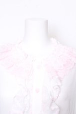 画像5: BABY,THE STARS SHINE BRIGHT / Princess Entremets ブラウス  白ｘピンク S-26-10-04-025-BA-BL-HR-ZS (5)