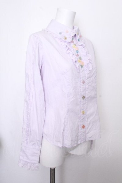 Angelic Pretty / カラフルボタントッピングブラウス ラベンダー S-26