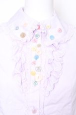 画像4: Angelic Pretty / カラフルボタントッピングブラウス  ラベンダー S-26-10-04-026-AP-BL-AS-ZS (4)