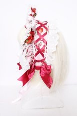 画像2: BABY,THE STARS SHINE BRIGHT / Love’s Strawberry Afternoon Tea柄 ボンネット  ピンク S-26-10-04-003-BA-OP-HR-ZS (2)