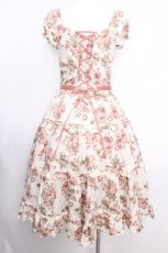 画像3: Victorian maiden / afternoonベリーリボンティアードロングドレス  ローズ S-26-10-04-036-CL-OP-HR-ZS (3)
