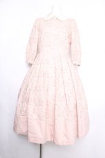 画像1: Innocent World / 可憐なお花の刺繍ワンピース L ピンク S-26-10-04-038-IW-OP-HR-ZS (1)