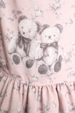 画像6: Melody BasKet / Vintage bearフロントボタンワンピース L ピンク S-26-10-04-039-LO-OP-HR-ZS (6)