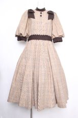 画像1: Innocent World / Classy Ribbonワンピース L ブラウン S-26-10-04-043-IW-OP-HR-ZS (1)