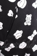 画像3: LISTEN FLAVOR / 総柄スカート  黒 S-26-10-04-050-PU-SK-HR-ZS (3)