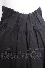画像4: LISTEN FLAVOR / ベルトデザインロングスカート  黒 S-26-10-04-051-PU-SK-HR-ZS (4)