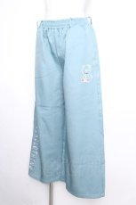 画像2: NieR Clothing / ワイドパンツ  サックス S-26-10-04-054-PU-PA-HR-ZS (2)