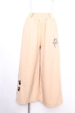 画像1: NieR Clothing / ワイドパンツ  ベージュ S-26-10-04-055-PU-PA-HR-ZS (1)