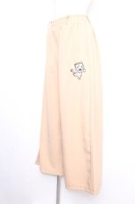 画像2: NieR Clothing / ワイドパンツ  ベージュ S-26-10-04-055-PU-PA-HR-ZS (2)