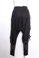 画像3: NieR Clothing / レースアップサルエルパンツ  黒 S-26-10-04-058-PU-PA-HR-ZS (3)