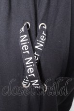 画像5: NieR Clothing / レースアップサルエルパンツ  黒 S-26-10-04-058-PU-PA-HR-ZS (5)
