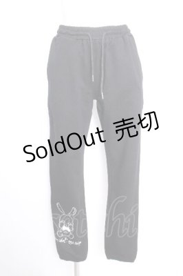 Preview of うさぎプリントパンツ  黒