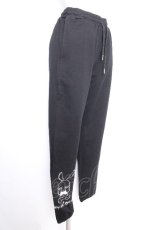 画像2: NieR Clothing / うさぎプリントパンツ  黒 S-26-10-04-060-PU-PA-HR-ZS (2)