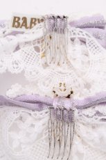 画像4: BABY,THE STARS SHINE BRIGHT / Princess Cosmetics Dreamy Paletteリボンコーム  ラベンダー S-26-10-04-008-BA-AC-AS-ZS (4)