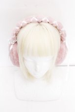 画像1: LOLITA / リボンファーイヤーマフ  ピンク S-26-10-04-012-LO-ZA-HR-ZS (1)