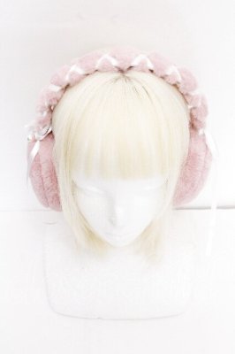 Preview of リボンファーイヤーマフ  ピンク