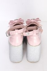 画像4: Ank Rouge / エナメルリボン厚底ローファー L ピンク S-26-10-04-016-CA-SH-HR-ZS (4)